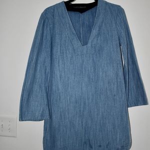 Zara Womens Denim Dress